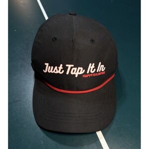 Happy Gilmore‎ Golf Baseball Hat Just Tap It In SnapBack Black Cap